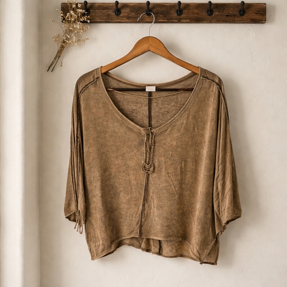 Free People Tan Top
